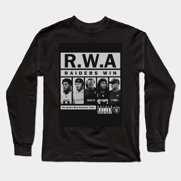 R.W.A Raiders Long Sleeve T-Shirt by Spotlight Football Talk